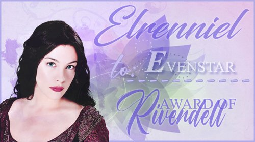 Rivendell Award - Webmistress' Choice